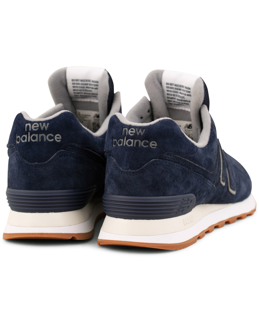 Homme | New Balance 574 Running Sneaker Navy Suede | New Balance | 574 Running Sneaker Navy Suede