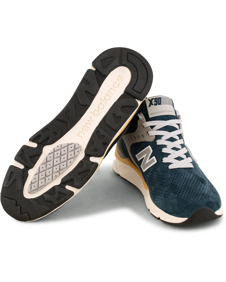 Homme | New Balance X90 Running Sneaker Navy Suede | New Balance | X90 Running Sneaker Navy Suede