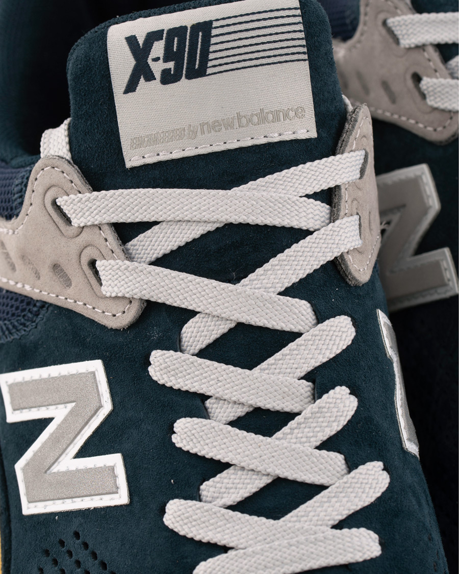 Homme | New Balance X90 Running Sneaker Navy Suede | New Balance | X90 Running Sneaker Navy Suede