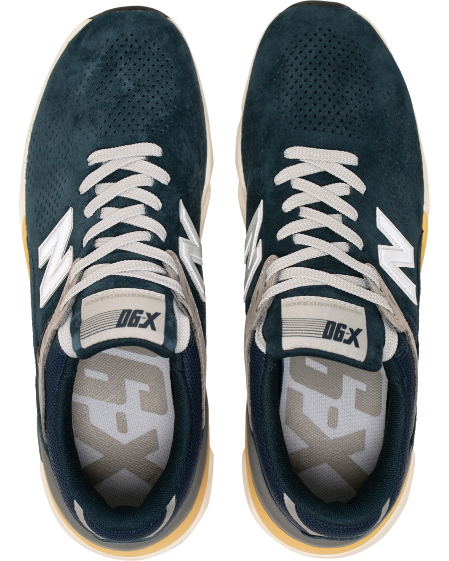 Homme | New Balance X90 Running Sneaker Navy Suede | New Balance | X90 Running Sneaker Navy Suede
