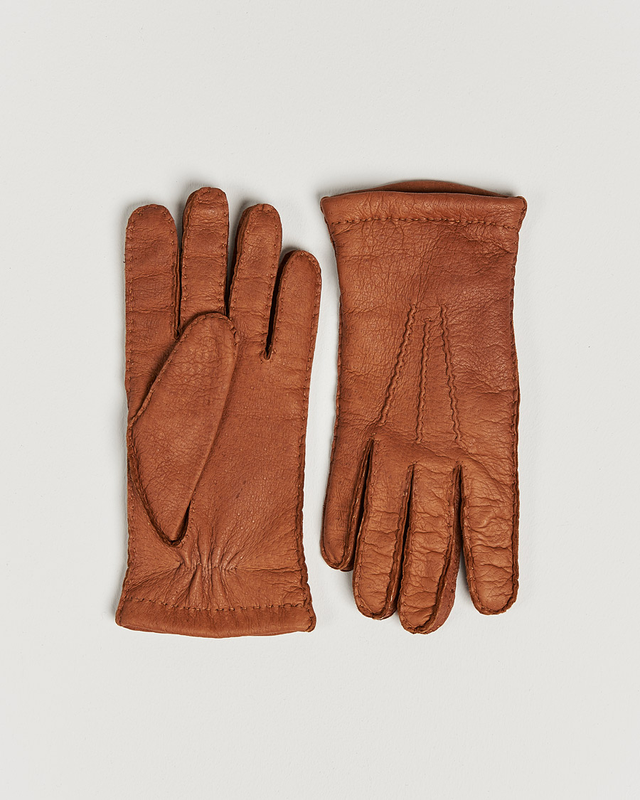 Homme | Hestra Peccary Handsewn Cashmere Glove Cork | Hestra | Peccary Handsewn Cashmere Glove Cork