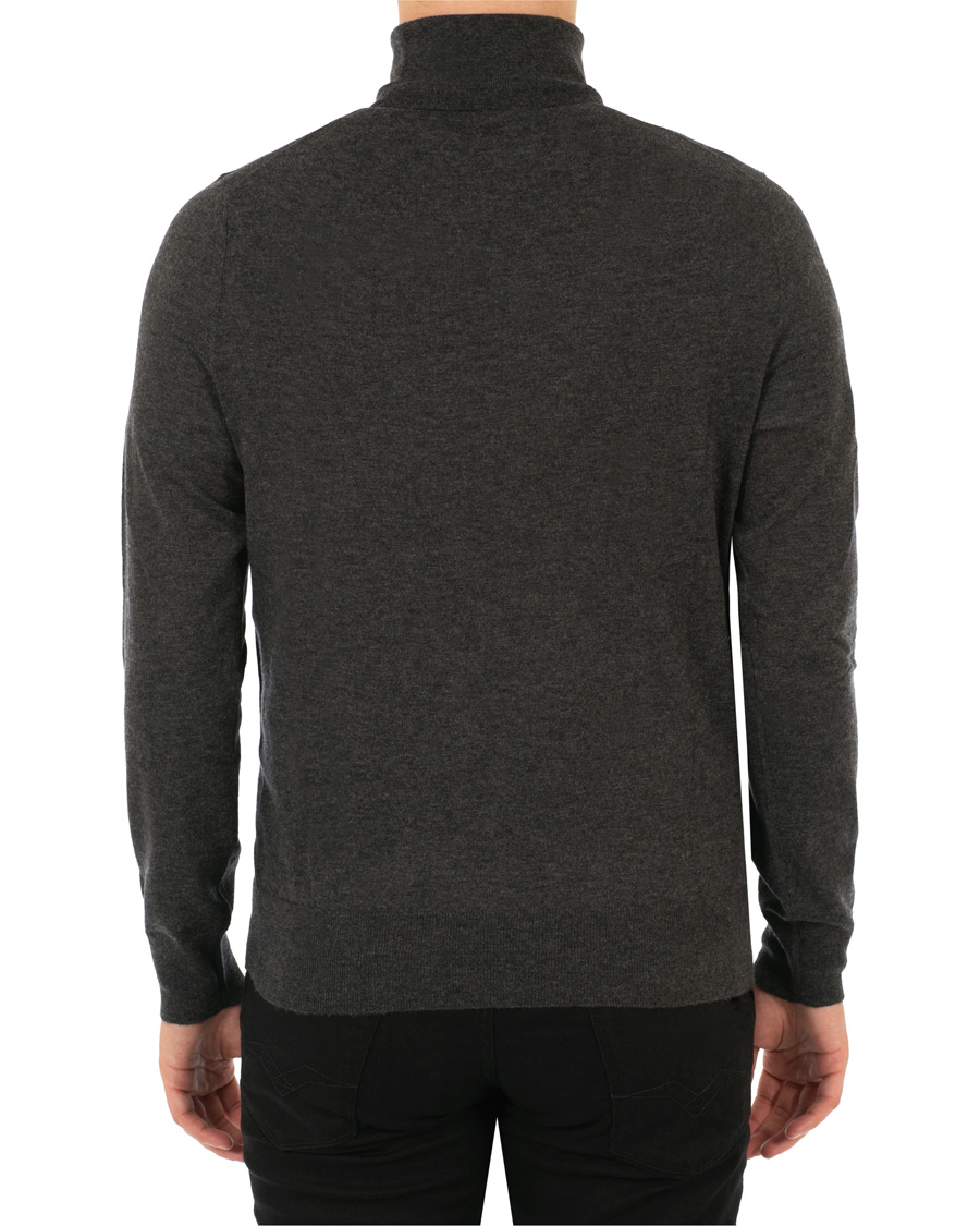 Homme | Pulls Et Tricots | Filippa K | Wool/Silk Rollneck Dark Grey Melange