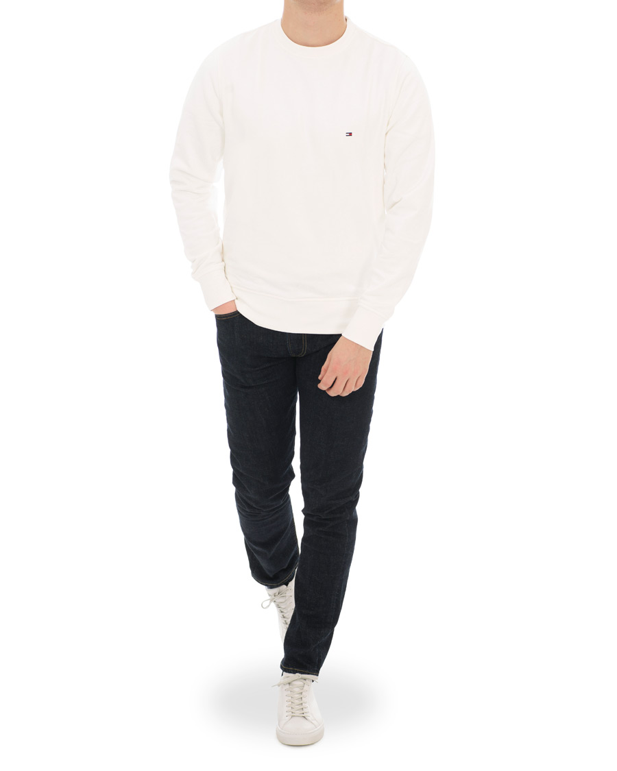 Homme | Pulls Et Tricots | Tommy Hilfiger | Crew Neck Sweatshirt Whisper White
