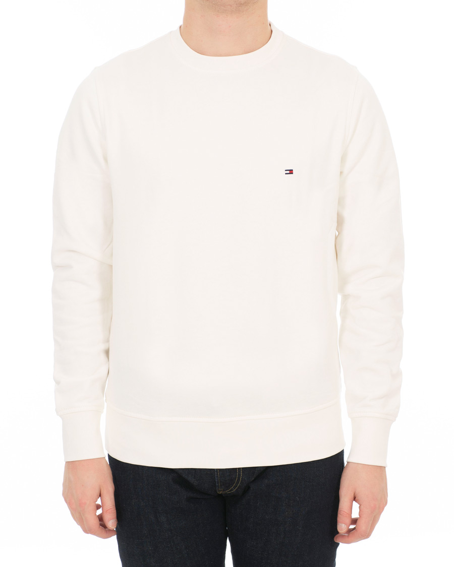 Homme | Pulls Et Tricots | Tommy Hilfiger | Crew Neck Sweatshirt Whisper White