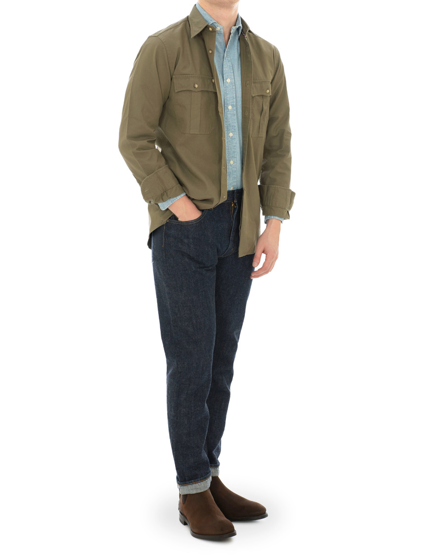 Homme | Chemises | Tommy Hilfiger | Military Twill Shirt Dusty Olive