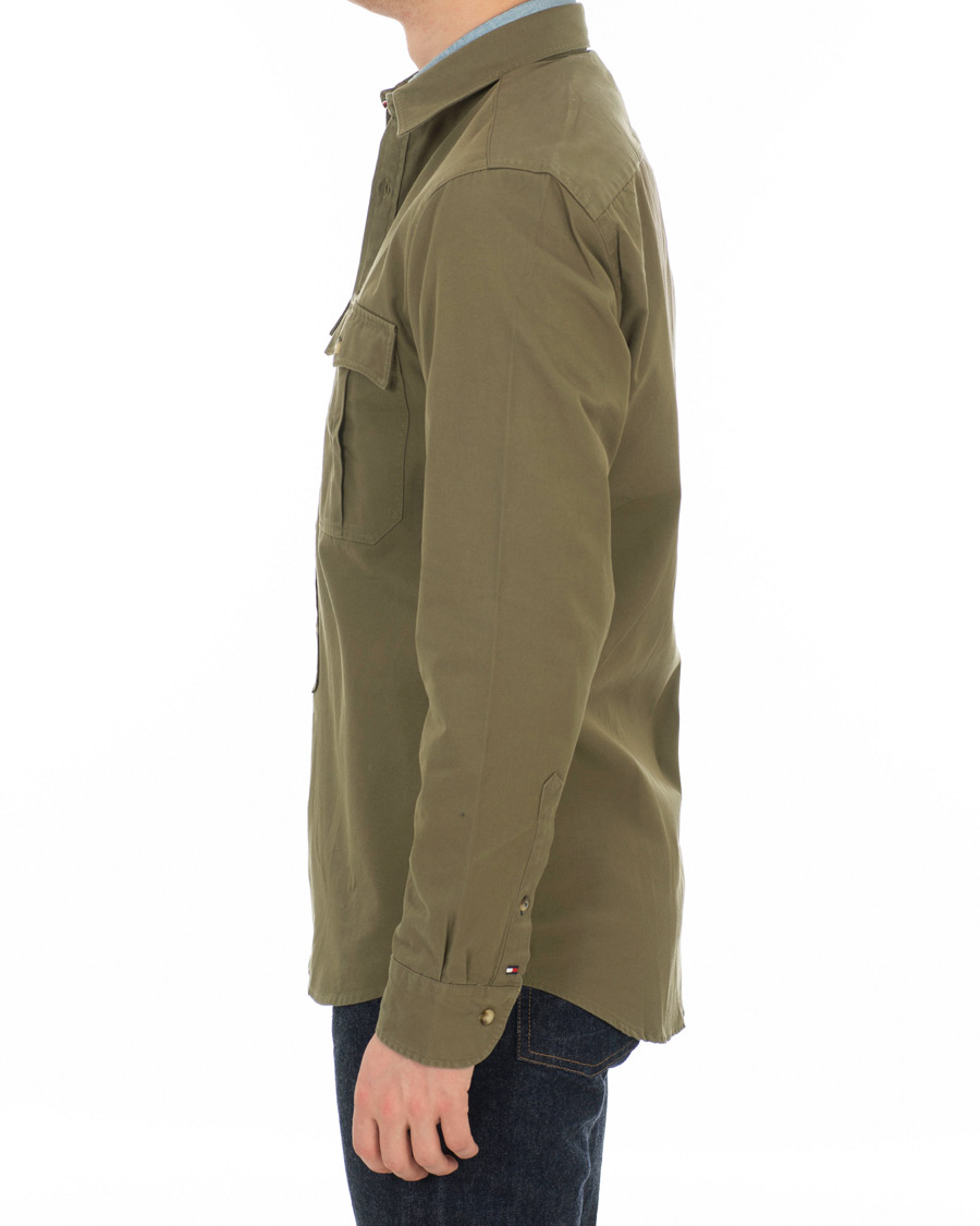 Homme | Chemises | Tommy Hilfiger | Military Twill Shirt Dusty Olive