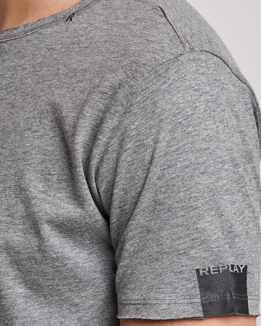 Homme | T-shirts | Replay | Crew Neck Tee Grey