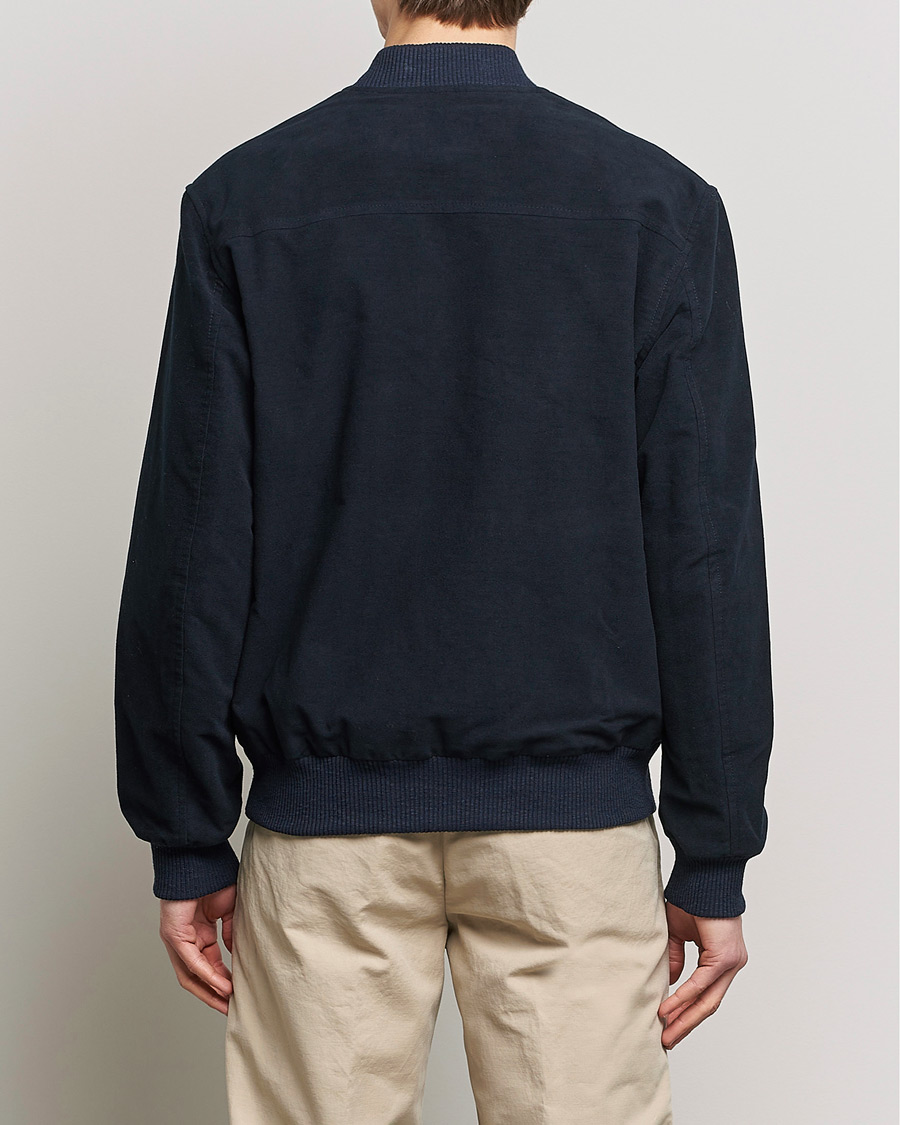 Homme | Manteaux Et Vestes | Private White V.C. | Moleskin Bomber Jacket Midnight