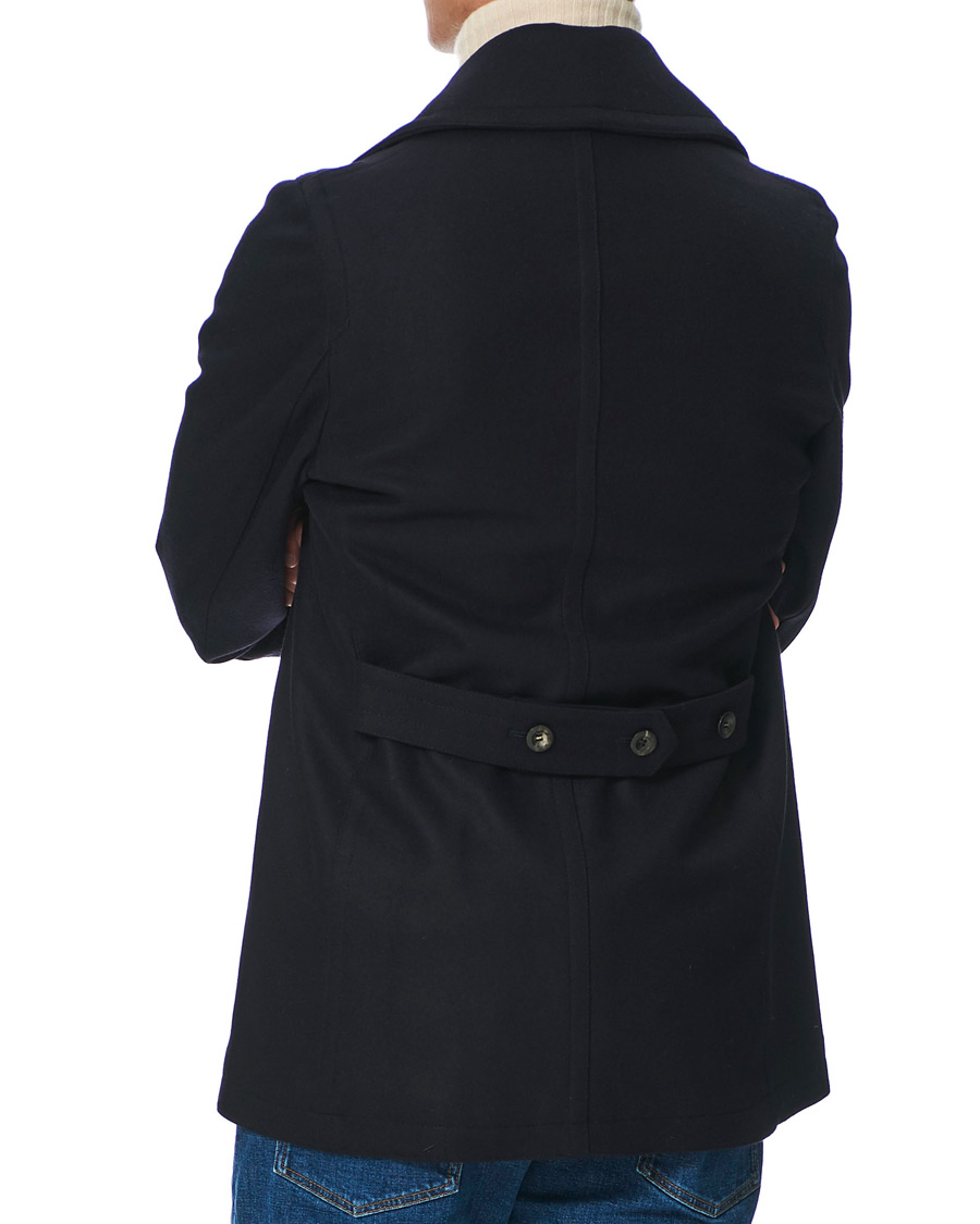 Homme | Manteaux Et Vestes | Private White V.C. | Wool Melton Peacoat Midnight