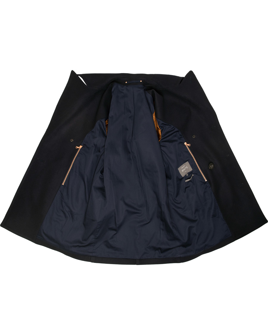 Homme | Manteaux Et Vestes | Private White V.C. | Wool Melton Peacoat Midnight