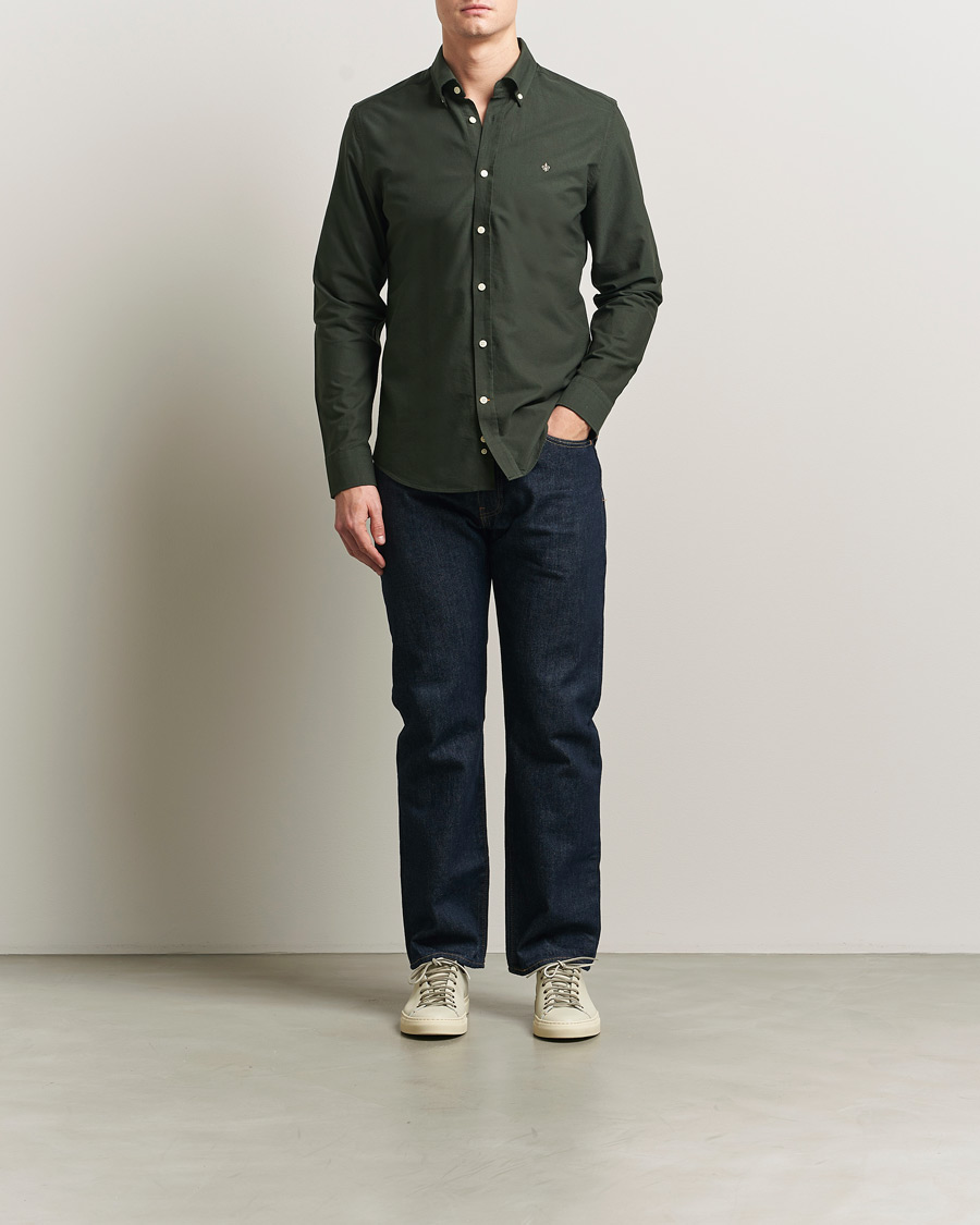 Homme | Chemises | Morris | Douglas Oxford Shirt Olive
