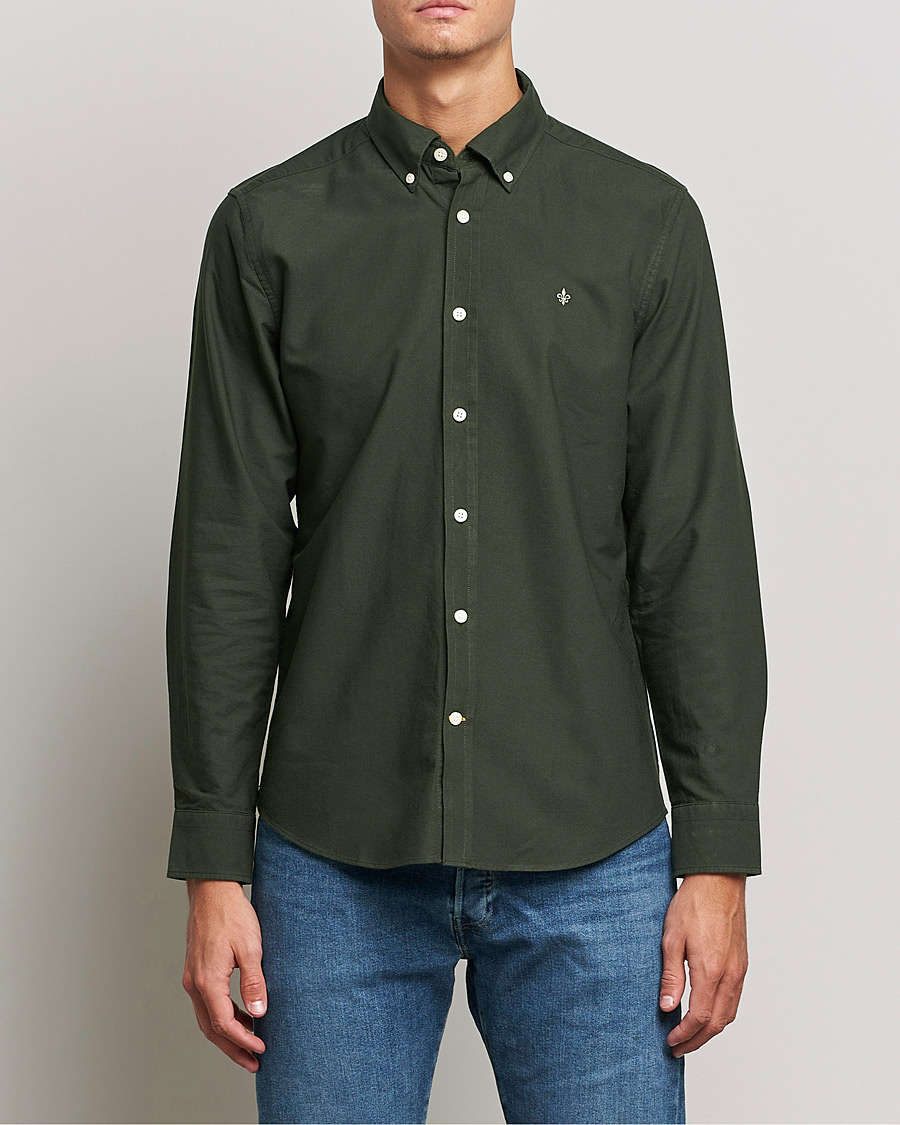 Homme | Chemises | Morris | Douglas Oxford Shirt Olive
