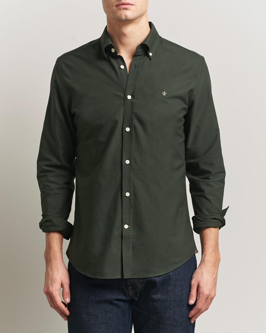Homme | Chemises | Morris | Douglas Oxford Shirt Olive