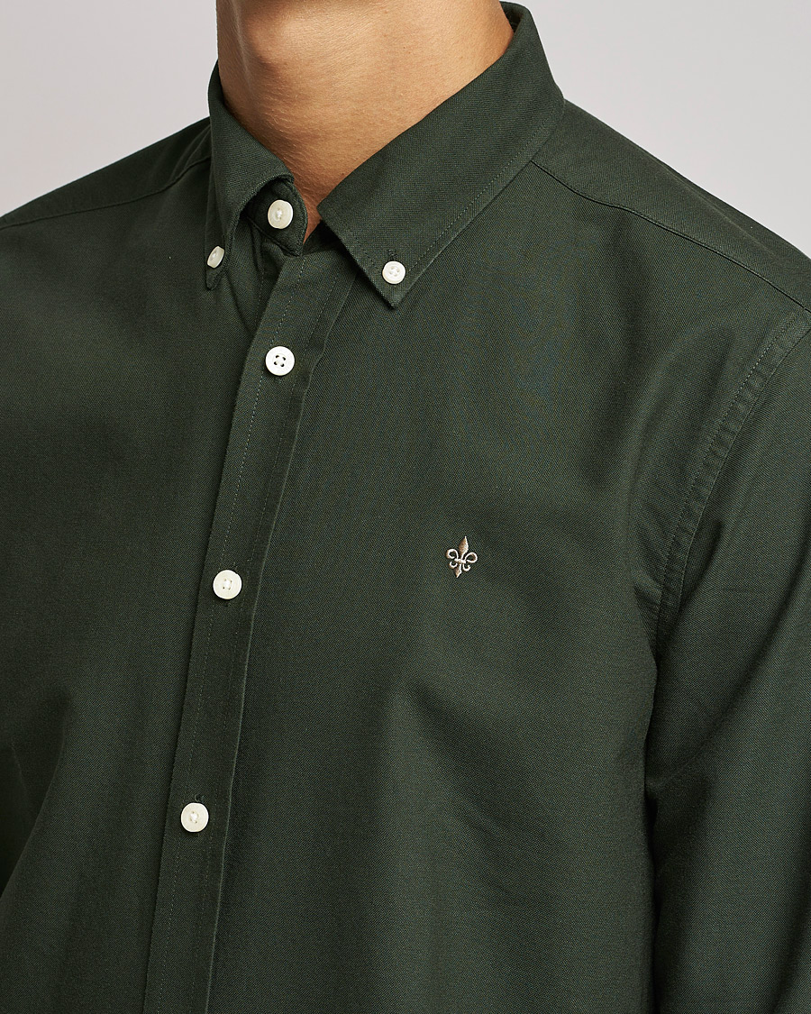 Homme | Chemises | Morris | Douglas Oxford Shirt Olive