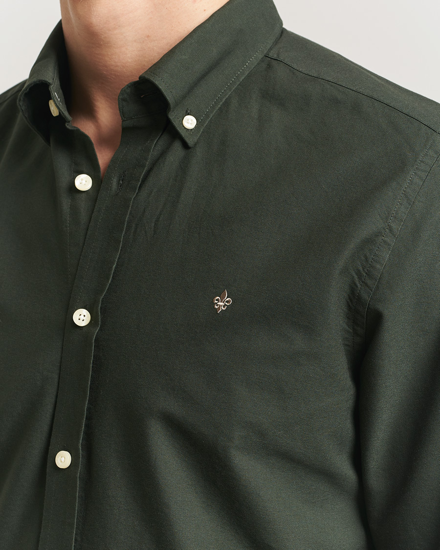 Homme | Chemises | Morris | Douglas Oxford Shirt Olive