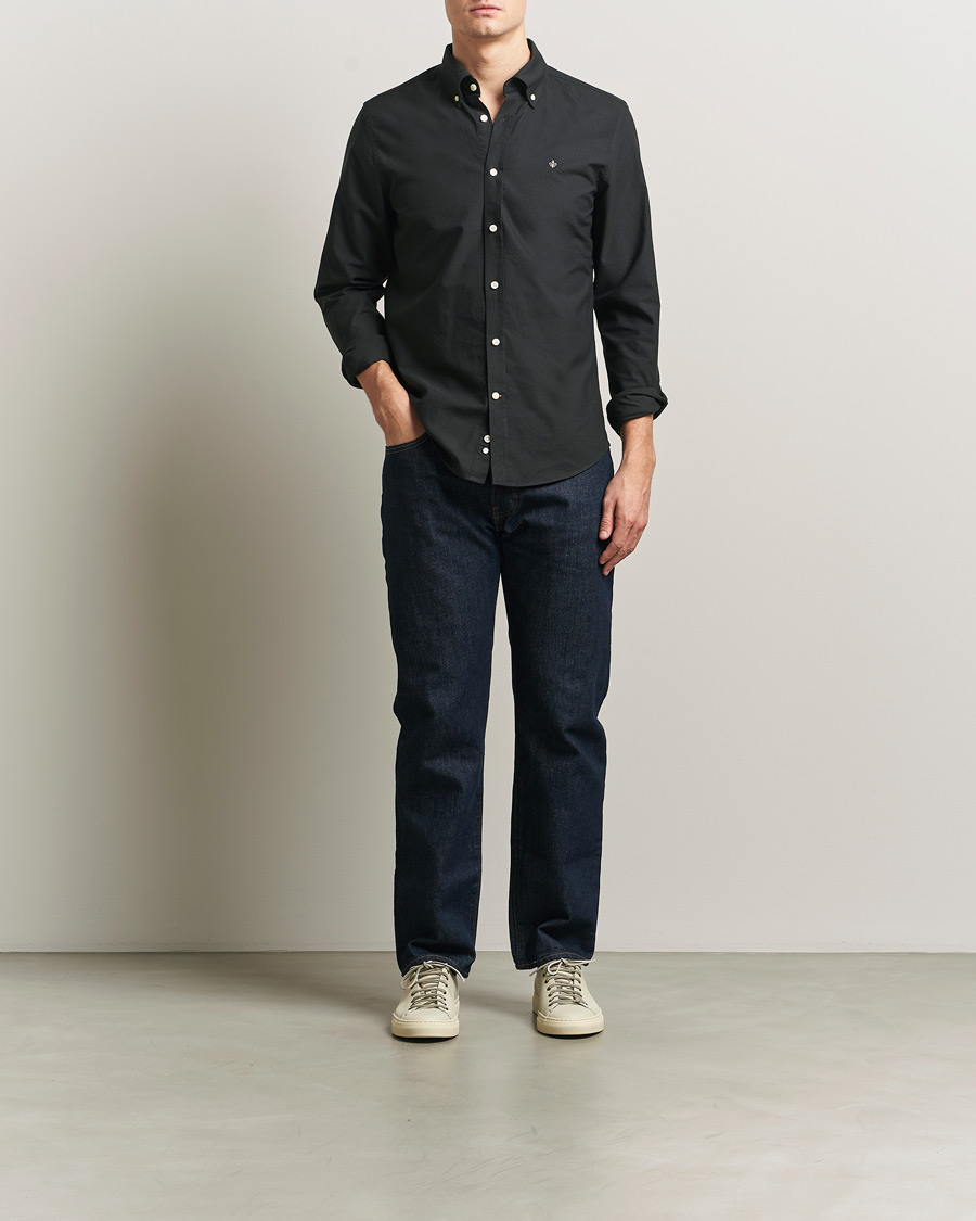 Homme | Chemises | Morris | Douglas Oxford Shirt Black