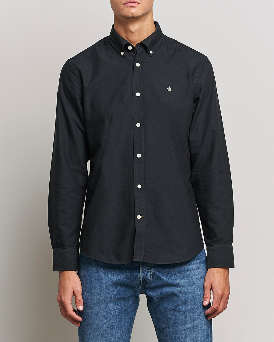 Homme | Chemises Oxford | Morris | Douglas Oxford Shirt Black