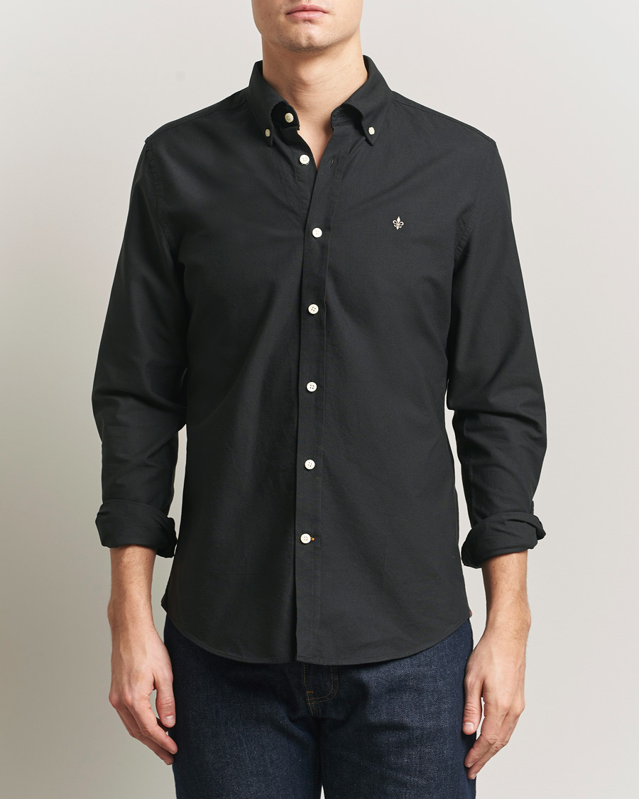 Homme | Chemises | Morris | Douglas Oxford Shirt Black