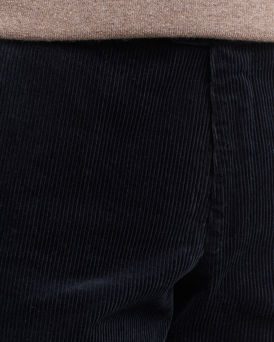 Homme | Pantalons | Oscar Jacobson | Denz Corduroy Trousers Navy