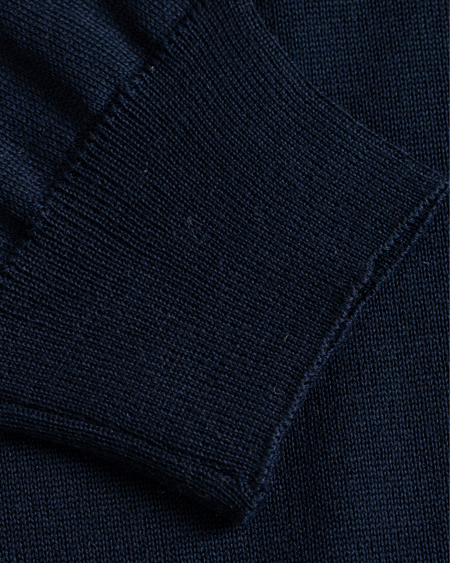 Homme | Pulls Et Tricots | Oscar Jacobson | Cole Extra Fine Merino Rollneck Navy