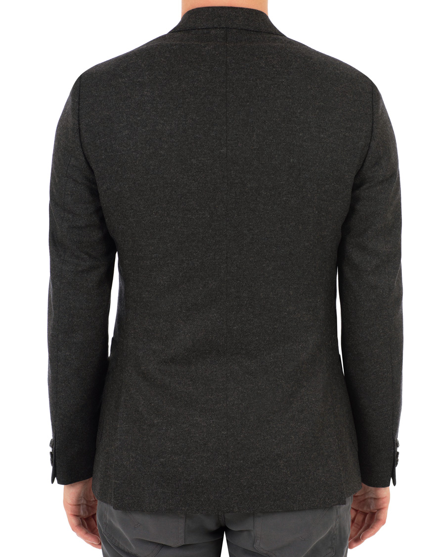 Homme | Blazers | Tiger of Sweden | Jamot Flannel Patch Pocket Blazer Dark Grey