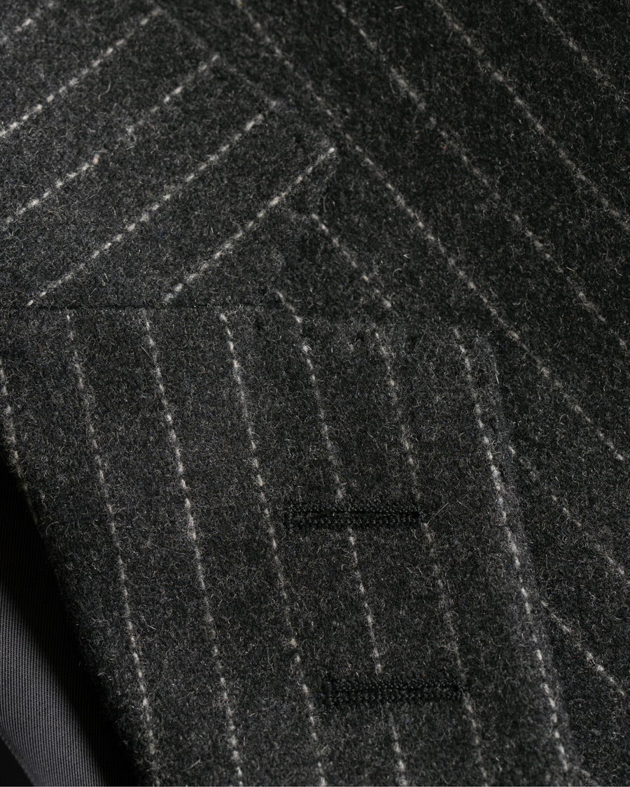 Homme | Blazers | Tiger of Sweden | Jamot Pinstripe Patch Pocket Blazer Dark Grey