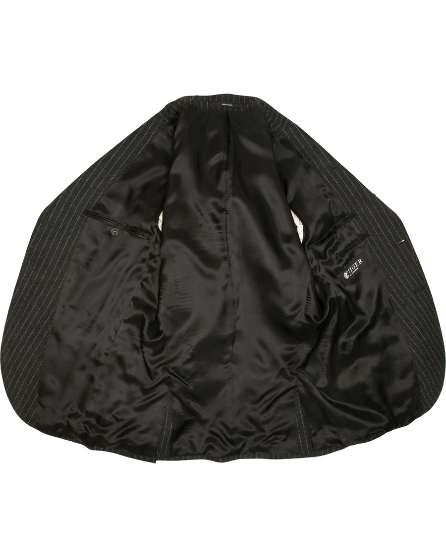 Homme | Blazers | Tiger of Sweden | Jamot Pinstripe Patch Pocket Blazer Dark Grey