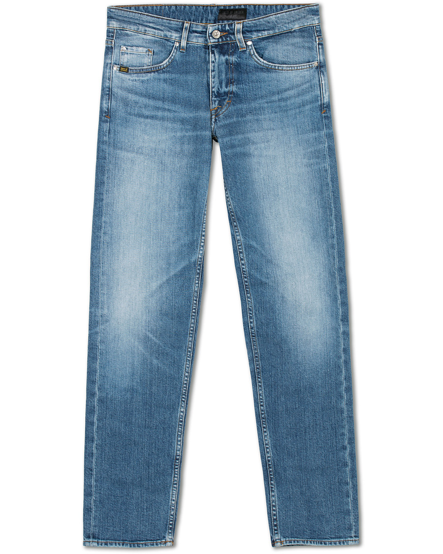 Homme | Jeans | Tiger of Sweden Jeans | Straight Lone Stretch Jeans Mid Blue