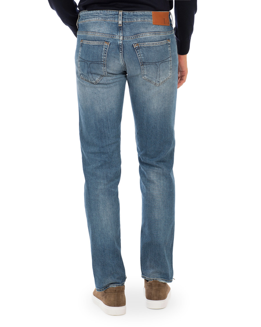 Homme | Jeans | Tiger of Sweden Jeans | Straight Lone Stretch Jeans Mid Blue