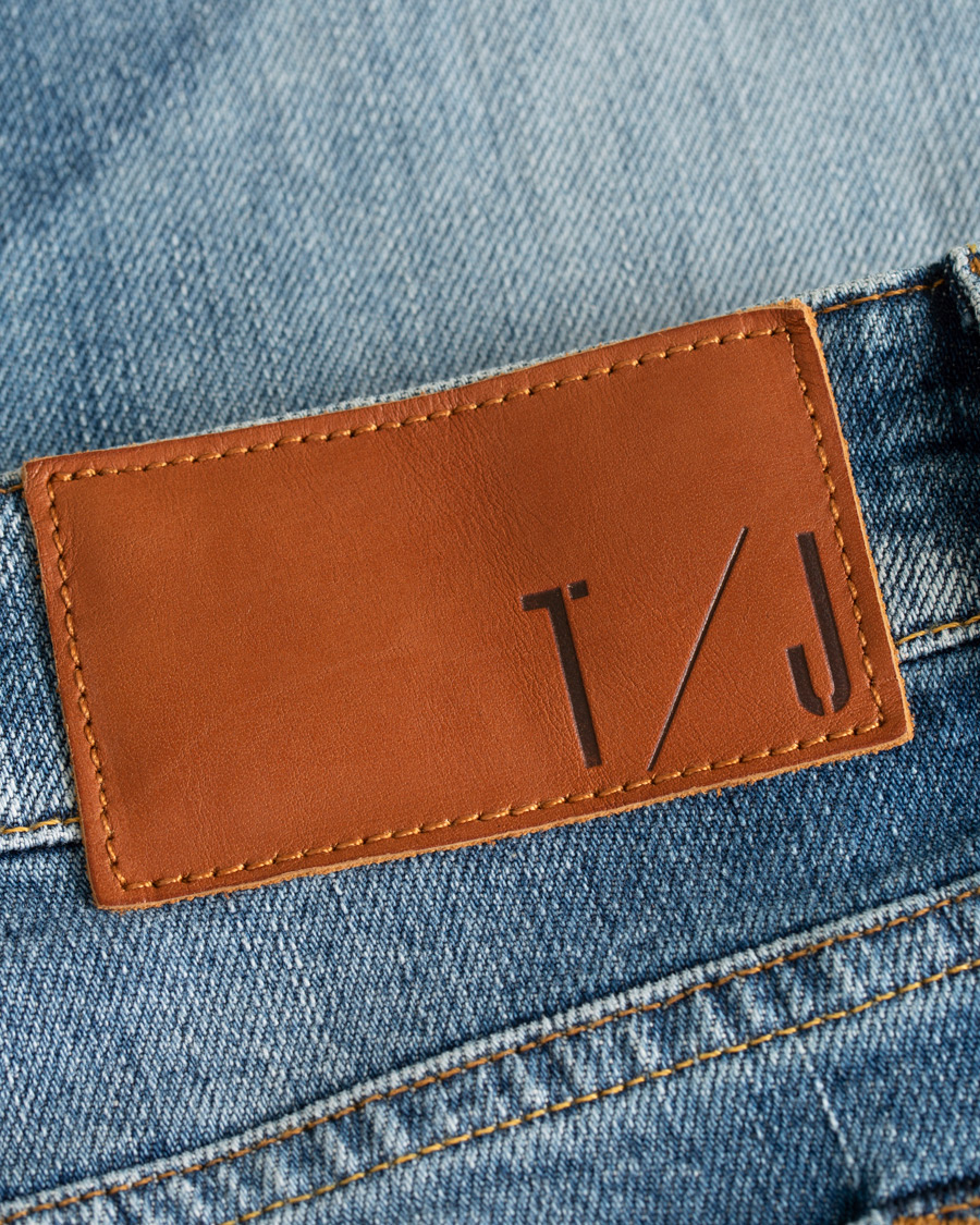 Homme | Jeans | Tiger of Sweden Jeans | Straight Lone Stretch Jeans Mid Blue