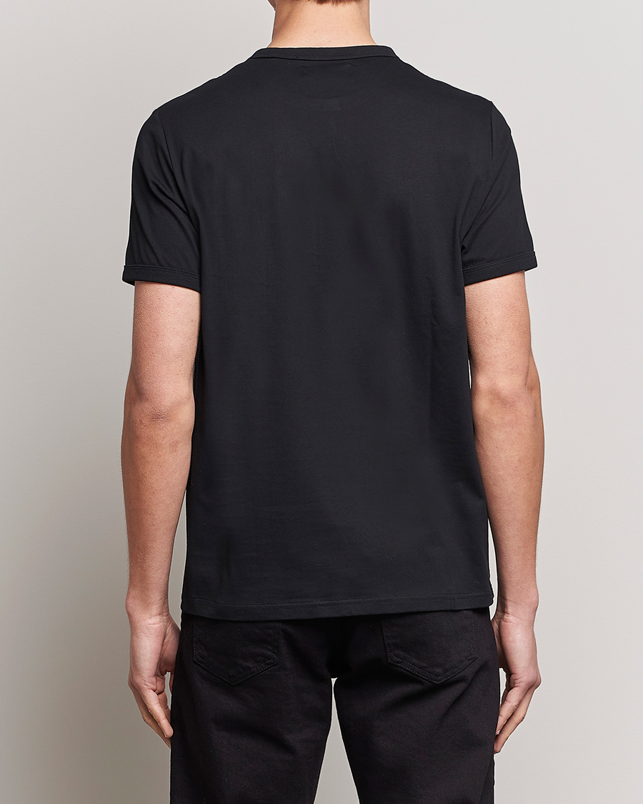 Homme | T-shirts | Fred Perry | Ringer Crew Neck Tee Black