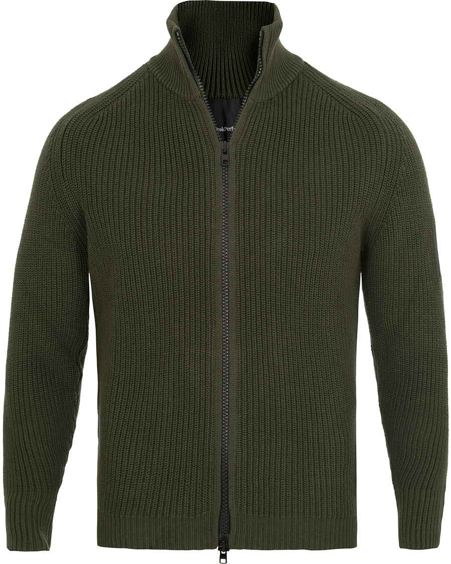 Homme | Pulls Et Tricots | Peak Performance | Curtis Full Zip Olive Extreme