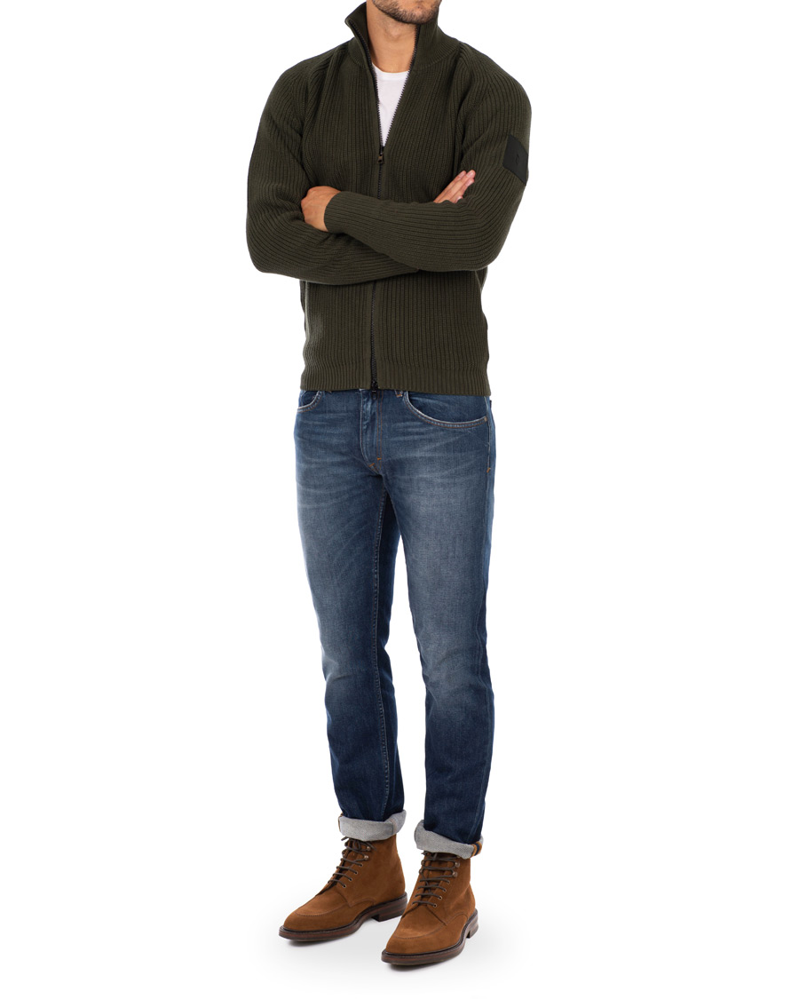 Homme | Pulls Et Tricots | Peak Performance | Curtis Full Zip Olive Extreme