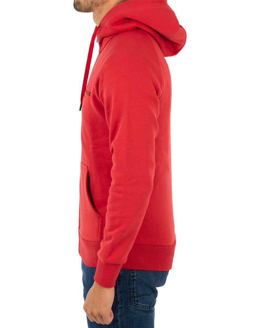 Homme | Pulls Et Tricots | Peak Performance | Logo Zip Hoodie Red