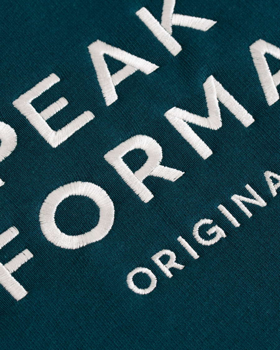 Homme | Pulls Et Tricots | Peak Performance | Logo Crew Neck Sweatshirt Teal Extreme