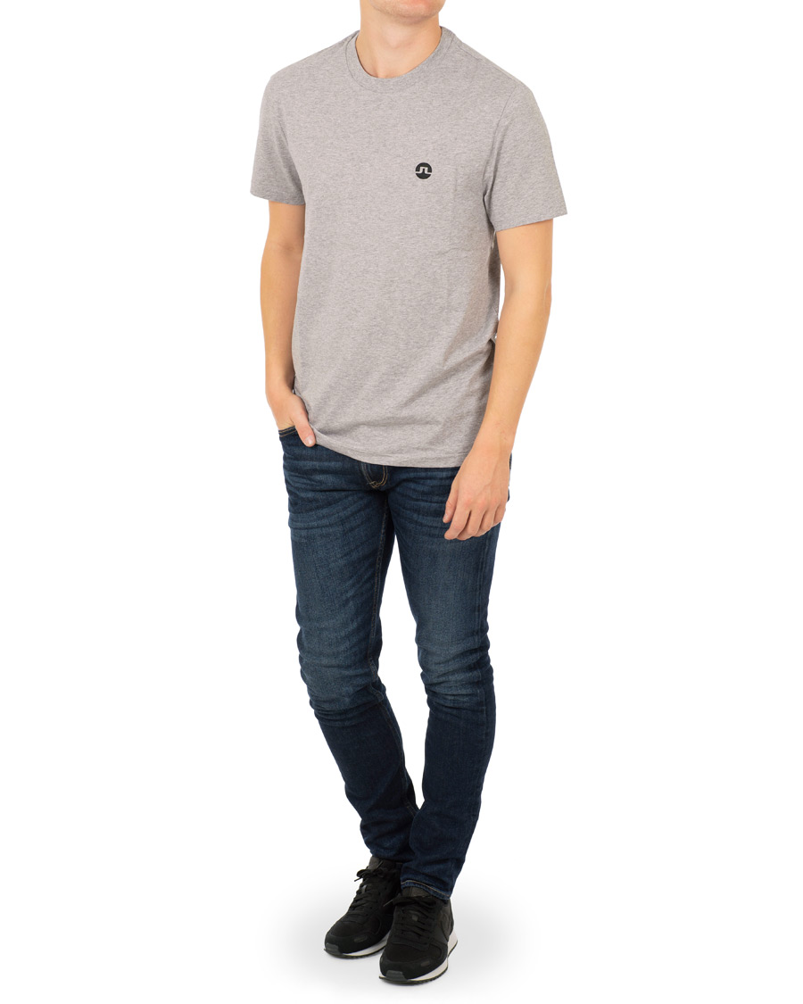 Homme | T-shirts | J.Lindeberg | Bridge Crew Neck Tee Grey