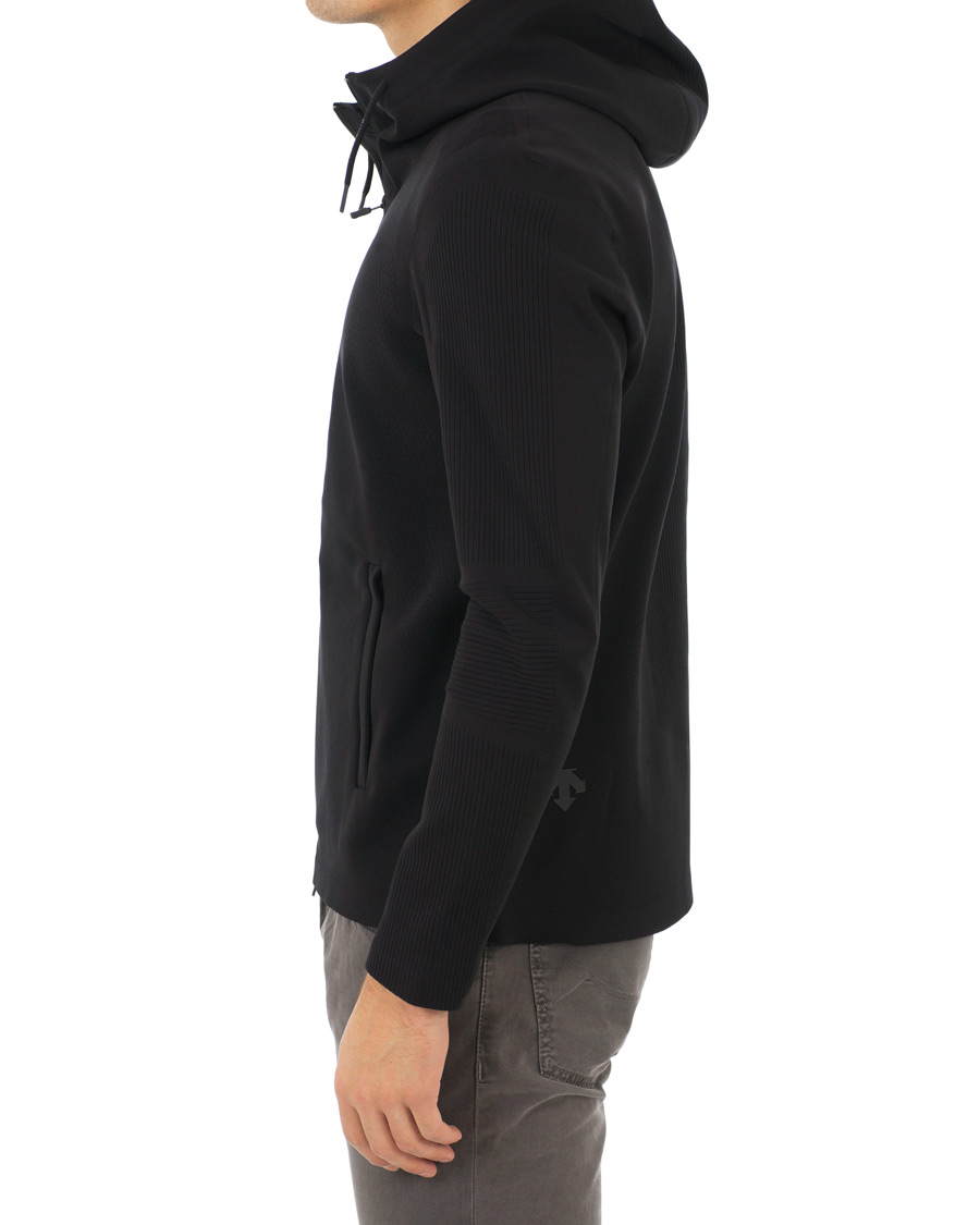 Homme | Pulls Et Tricots | Descente Allterrain | Crescent Fusionknit Hoodie Jacket Black