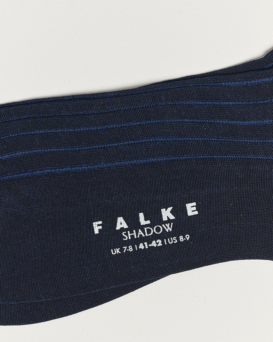 Homme | Chaussettes Quotidiennes | Falke | Shadow Stripe Sock Navy