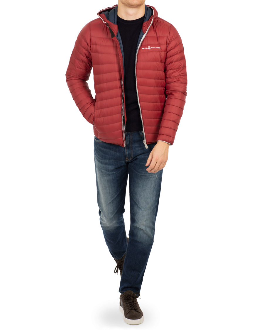 Homme | Manteaux Et Vestes | Sail Racing | Link Down Hooded Jacket Burgundy Red