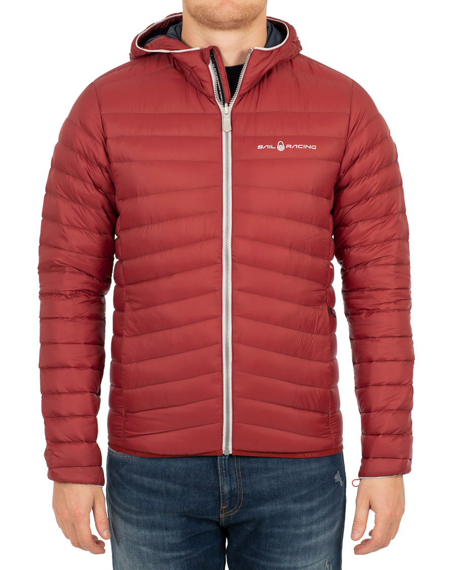 Homme | Manteaux Et Vestes | Sail Racing | Link Down Hooded Jacket Burgundy Red