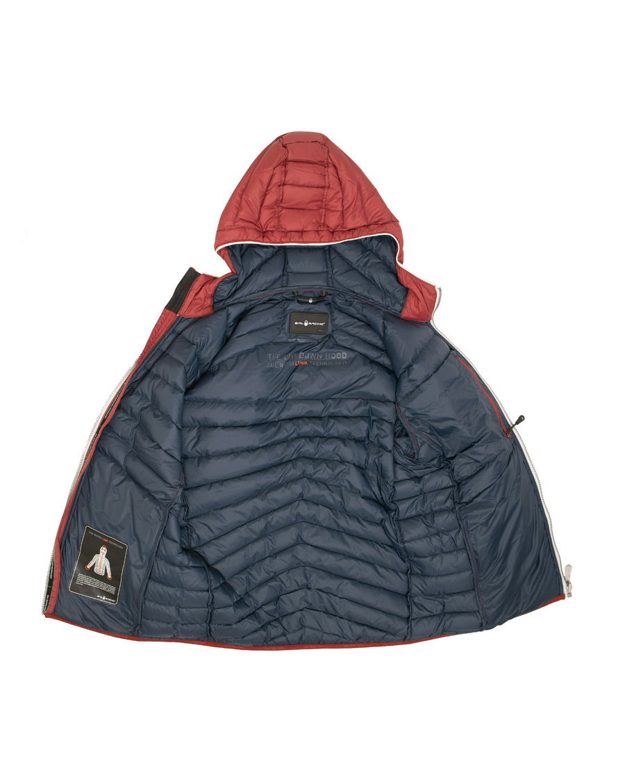 Homme | Manteaux Et Vestes | Sail Racing | Link Down Hooded Jacket Burgundy Red