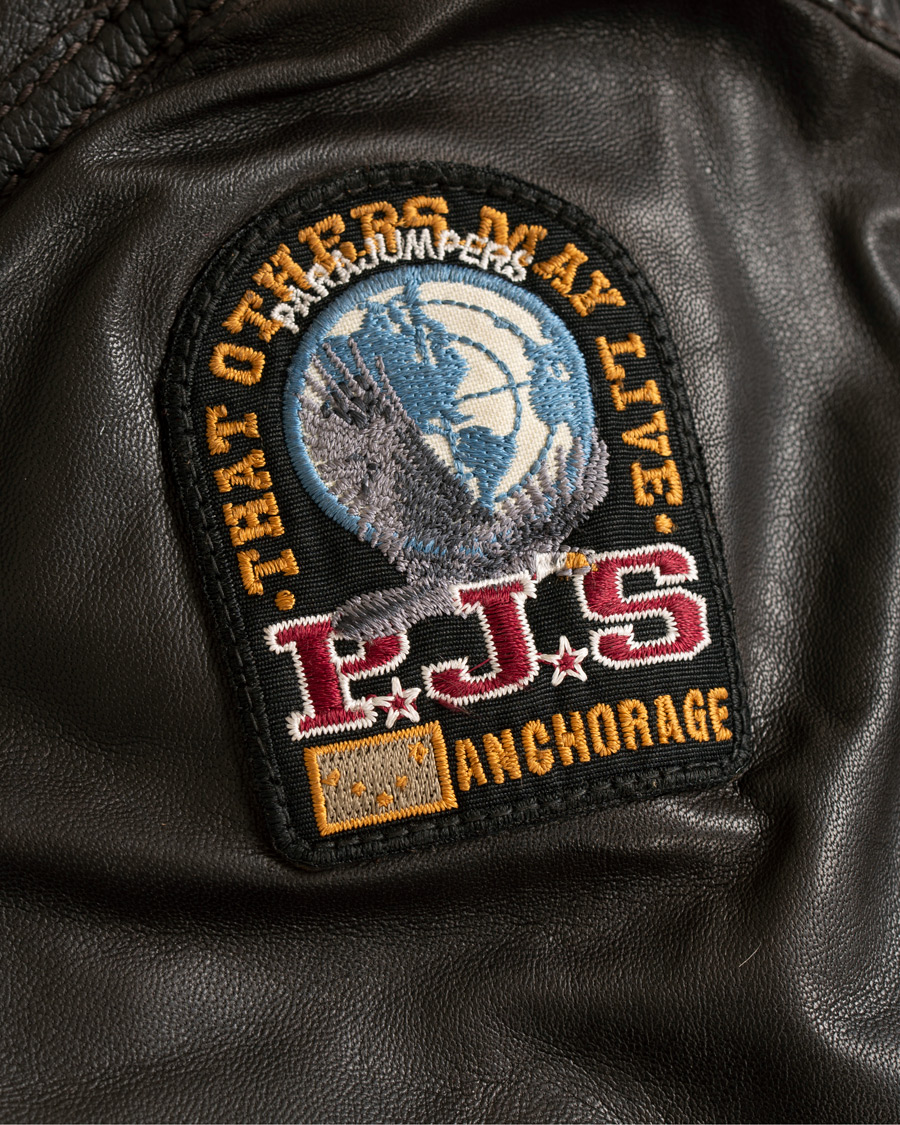 Homme | Manteaux Et Vestes | Parajumpers | Josh Leather Jacket Dark Brown