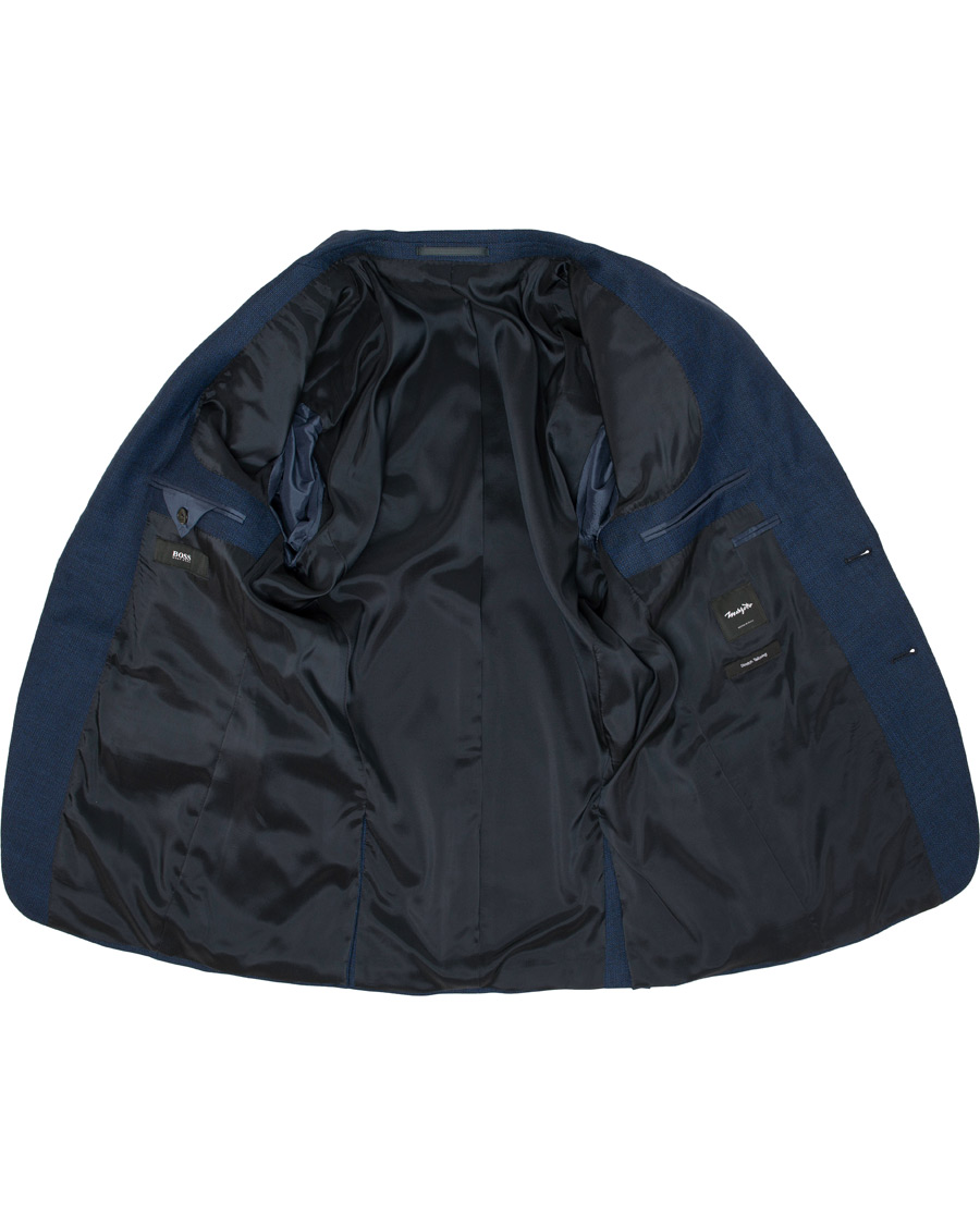 Homme | Costumes | BOSS BLACK | BOSS Helward/Gelvin Peak Lapel Wool Suit Navy