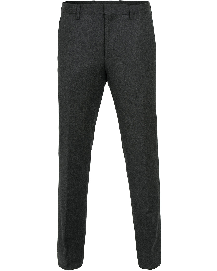 Homme | Pantalons | BOSS BLACK | BOSS Gains Washable Stretch Flannel Trousers Open Grey