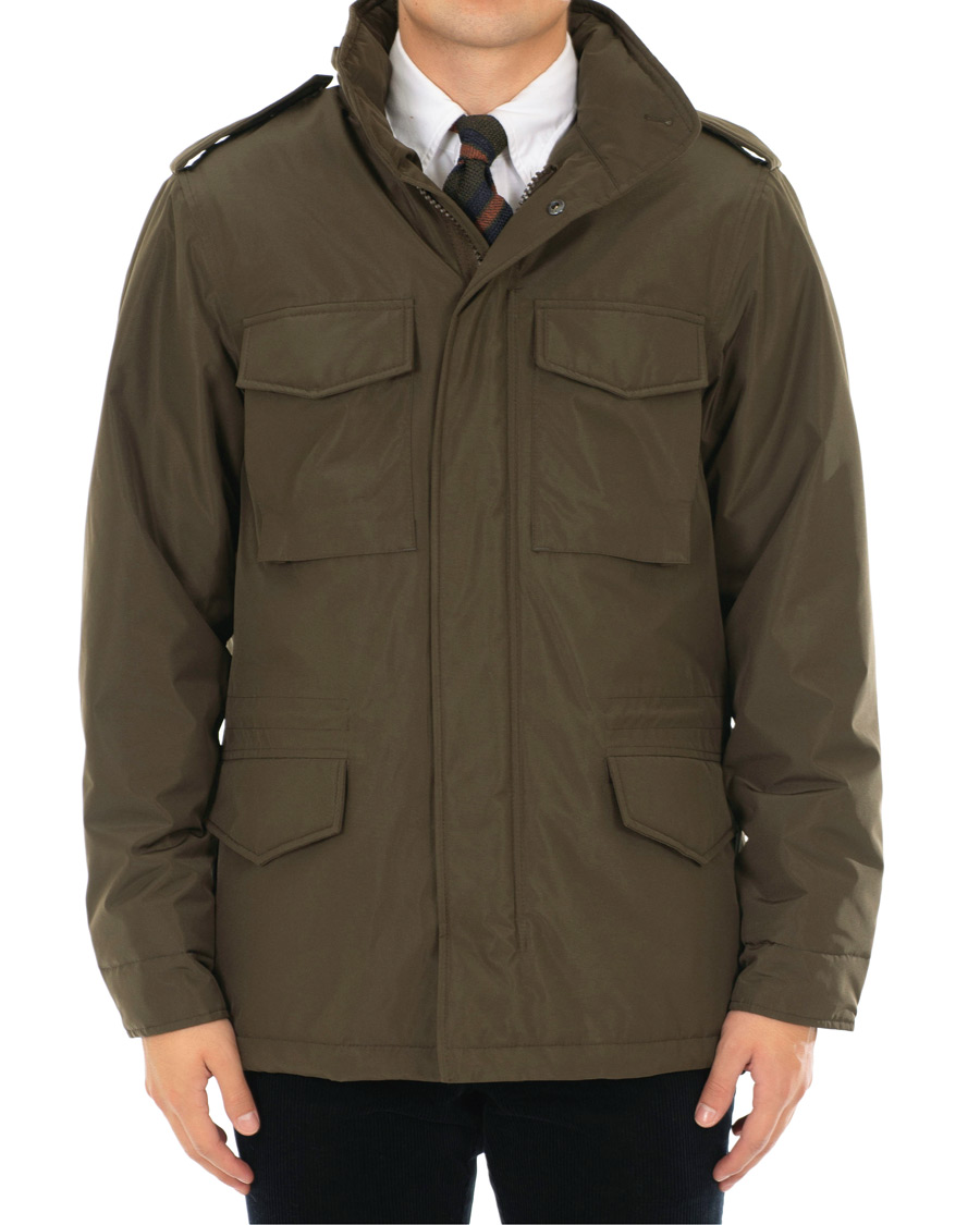 Homme | Manteaux Et Vestes | Aspesi | New Field Jacket Nylon Dark Green
