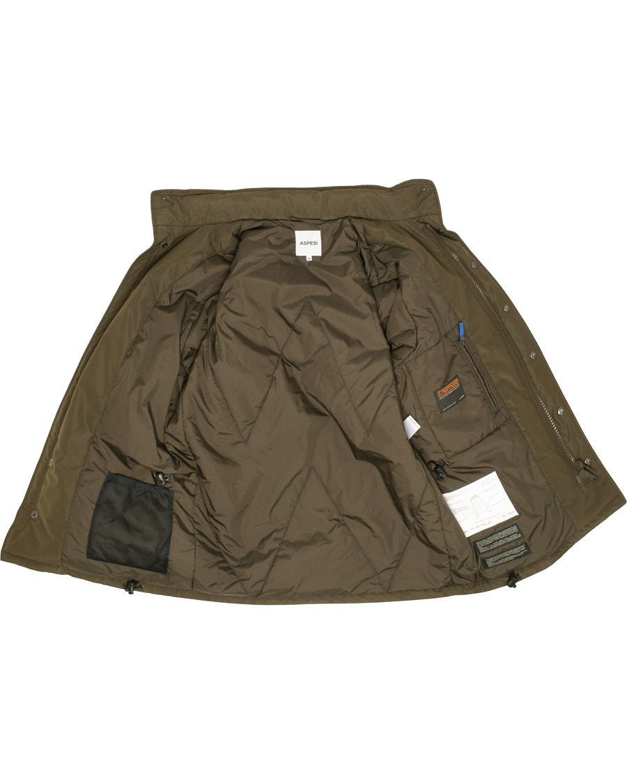 Homme | Manteaux Et Vestes | Aspesi | New Field Jacket Nylon Dark Green