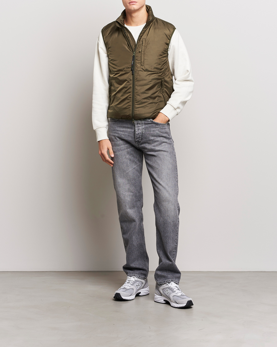Homme | Manteaux Et Vestes | Aspesi | Jil Padded Vest Dark Military