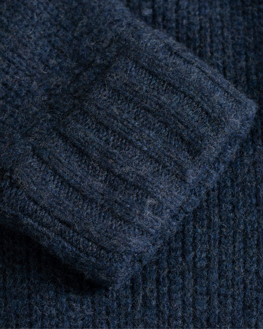 Homme | Pulls Et Tricots | Stenströms | Merino Wool Knitted Cardigan Navy