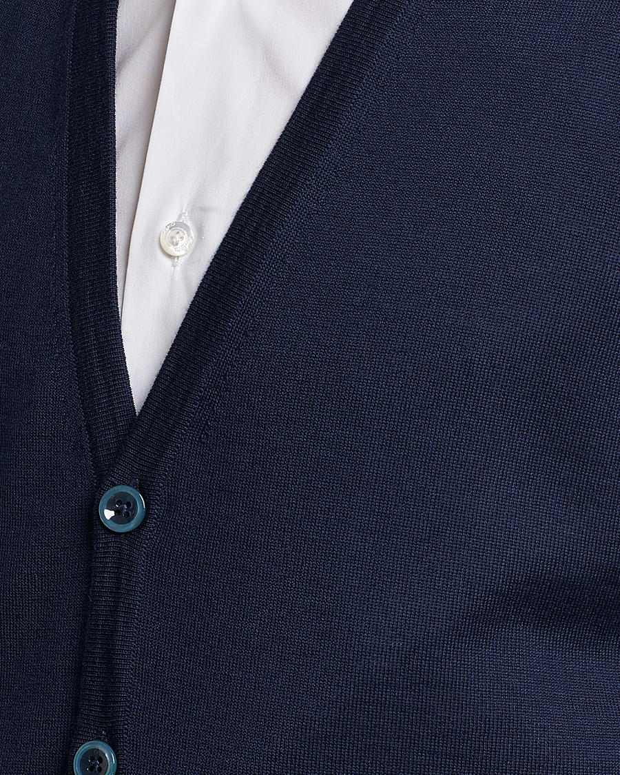 Homme | Pulls Et Tricots | Stenströms | Merino Slipover Navy