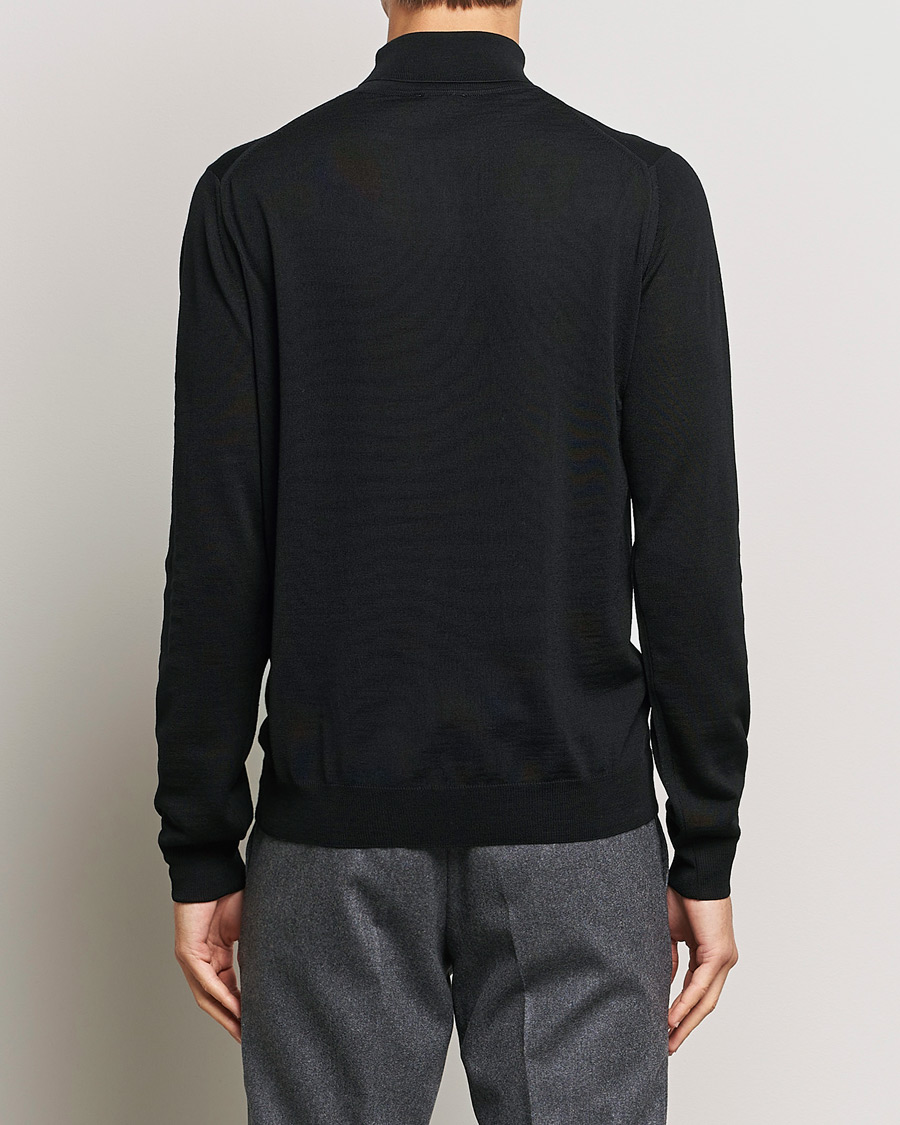 Homme | Pulls Et Tricots | Stenströms | Fine Merino Rollneck Black